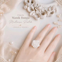 Cincin Manik Fashion ala Korea / Cincin Fashion Handmade Murah Viral Kekinian Bisa COD