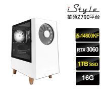【iStyle】i5十四核GeForce RTX3060 無系統{PA400T}繪圖工作站(i5-14600KF/華碩Z790/16G/512GSSD)