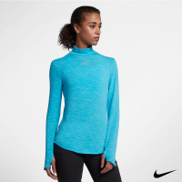 【NIKE 耐吉】Nike Golf 女 高領運動長袖上衣 藍 855229-486