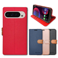 【CITY都會風】Google Pixel 9 Pro XL 插卡立架磁力手機皮套 有吊飾孔