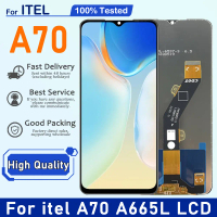 สีดำ, สำหรับ Itel A70 LCD, itel A665L จอแสดงผล, แผงดิจิตอลสัมผัส, เปลี่ยนประกอบ