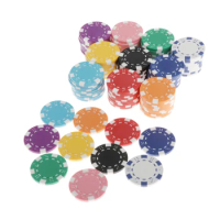 Set of 100pcs Poker Chip Set for Texas Holdem, , Gambling Casino Chips