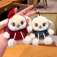 Gantungan Boneka Kelinci Hoodie Jellycat Bulu Halus Lembut