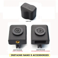 INSTA360 NANO S Adapter Base With Selfie stick GO PRO Connector Lens Cap for NANO S Non-original Accessories