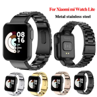 Stainless Steel Bracelet For Xiaomi mi Watch Lite Strap Metal Watchband For Xiaomi Mi Watch Lite Smartwatch Correa Wrist Bands
