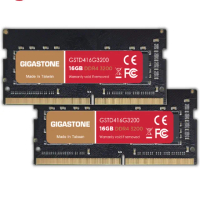 【GIGASTONE 立達】DDR4 3200MHz 16GB 筆記型記憶體 2入組(NB專用/8GBx2)