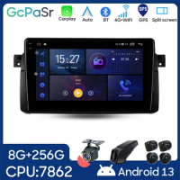 Car Auto For BMW 3-Series 3 Series E46 1998 - 2006 Android Radio Carplay Navigation Multimedia Stereo Player QLED BT No 2din DVD