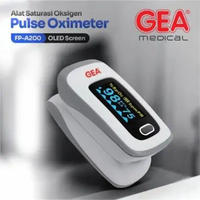 Fingertip Pulse Oximeter GEA FP-A200 OLED Screen Alat Ukur Oksigen dalam Tubuh / Saturasi Oksigen GE