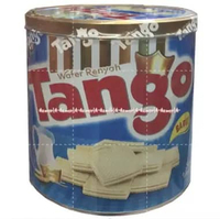 Tango Wafer 300gr Vanilla Coklat Milk Renyah Baru Wafer Susu Vanila Chocolate Tengo Kemasan Kaleng T