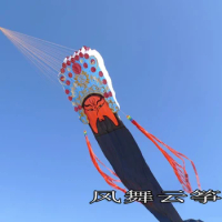 f3D lying large kite traditional chinese kites vlieger cometa cerf volant kites for adults face pipas brinquedo ar livre atacado