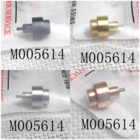 1PCS Steel Watch Pusher Button Crown for MIDO Multifort 44mm M005.614 Gold/silvery/Black Replacement Repair Spare Parts