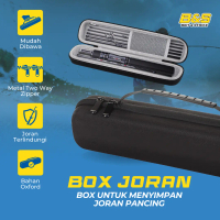 Tas Joran Pancing Penyimpanan Rod Fishing Bahan Oxford Tebal, Aman & Praktis Mudah dibawa Hitam Box 