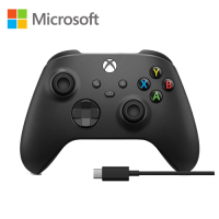 微軟Xbox無線控制器（磨砂黑）+ USB-C 纜線