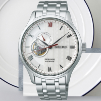 SEIKO精工 PRESAGE開芯羅馬機械腕錶 禮物推薦 畢業禮物 4R39-00W0S/SSA443J1
