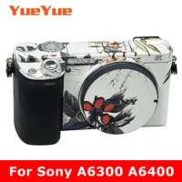 For Sony A6300 A6400 ILCE-6400 ILCE-6300 Camera Body Sticker Coat Wrap Protective Film Protector Vinyl Decal Skin