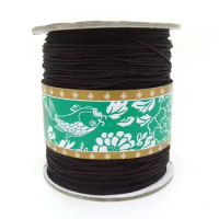 DIY Craft Jade Line Macrame Bracelet Cords,100% Nylon Wax Cord, Black,1.5mm in diameter, about 150Yard/roll, Free Shipping