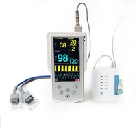 portable capnography Gas Analyzer monitor with spo2 monitor,SpO2 with Gas analyzer