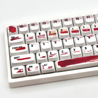 ECHOME Art Graffiti Theme Keycap PBT Dye-sublimation Personalized Keyboard Cap MDA/OEM Profile Key Cap for Mechanical Keyboard