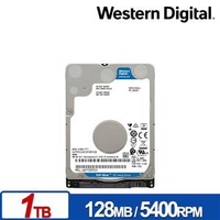 WD 藍標 1TB 2.5吋(7mm) SATA硬碟 WD10SPZX