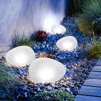 Ngoài trời năng lượng mặt trời đá ánh sáng, Cobblestone hình dạng ánh sáng, Vườn Lawn ánh sáng, Năng