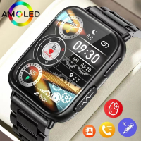 2023ใหม่ ECG PPG สมาร์ทนาฬิกาผู้ชายสุขภาพเลือดน้ำตาล ความดันโลหิตฟิตเนสกีฬานาฬิกา IP68กันน้ำ Smartwatch