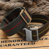 18mm 20mm 22mm Parachute Watch Strap Elastic Nylon Band for Seiko for Rolex for Water Ghost for Tudor Watch Bracelet Sport Band