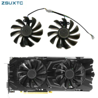 2pcs/lot GTX1070 GTX1070Ti GTX1080 fan For KFA2 GALAX GeForce GTX 1070 1070Ti 1080 EXOC SNPR Graphic