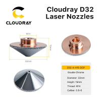 Nozel laser Cloudray Raytools untuk pengelasan, diameter 32 mm, panjang fokus H15, saiz 0.8 dan 6.0,