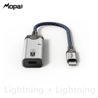 Mopai KT396 MFi Splitter iPhone 2in1 Lightning to Dual Ligthning Converter PUBG Charger With Open Mi