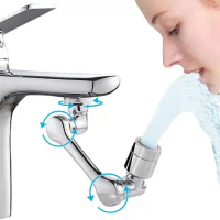1080 Degree Swivel Faucet Extender Universal Sink Water Aerator 2 Mode Splash Filter Extension Kitchen Tap Water Saving Adaptor
