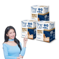 【義美生醫】W PROTEIN乳清蛋白飲-奶茶(35g*10包/盒) 3盒