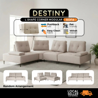 SKL Furniture DESTINY 13 feet Premium Corner Sofa | Adjustable Multifunction | 4 Seater Push Back co