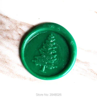 Pine tree Wax Seal Stamp, Christmas party stamp, wood handle stamp,Christmas tree sealing wax,Envelope Letter seals