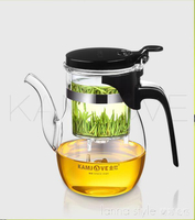 玻璃茶壺飄逸杯泡茶壺茶具泡茶神器過濾杯洗茶器花茶壺