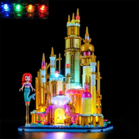 USB Lights Set for Lego 40708 Mini Dsney Ariel's Castle Building Set - (NOT Included LEGO Model)