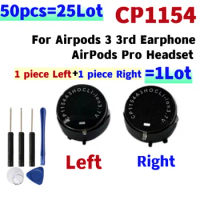 50pcs/lot CP1154 Replacement Earphone Battery For Apple Airpods Pro Air Pods Pro 3 3rd Headset Battery Rehargeable Batteria