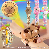 Jam Tangan Anak Laser Proyektor Digital Kepala Jumbo Karakter Kartun / Hadiah Untuk Anak-Anak