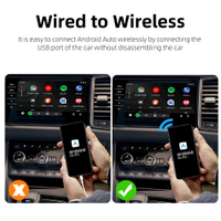Wireless Android Auto Adapter Mini Carplay AI รถ OEM แบบมีสาย Android Auto To Wireless USB Dongle สำหรับ Kia Hyundai Toyota Honda