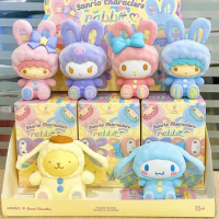 Original Sanrio Rabbit Series Blind Box Cinnamoroll/Kurumi Trend Toy Mini Figure Room Decoration Model Birthday Gift