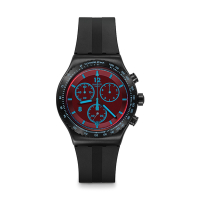 Swatch Irony 金屬Chrono系列手錶 CRIMSON MYSTIQUE (43mm) 男錶 女錶 瑞士錶 錶