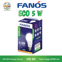 FANOS LAMPU LED BULB ECO SERIES AWET MURAH BERGARANSI CAHAYA PUTIH E27 (25W, 22W, 18W, 15W, 12W, 9W,