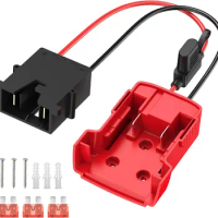 Power Wheels Adapter for Milwaukee M18 Battery Adapter 18V Battery Conversion Compatible with Peg-Perego Kids Ride-on Toy