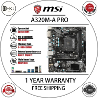 MSI A320M A PRO đã qua sử dụng, socket AM4 với Core Boost và DDR4 Boost, hỗ trợ bộ nhớ DDR4 lên đến 