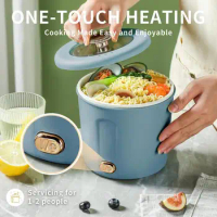 Portable Electric Pot Household Electric Hot Pot 1L Multifunctional Nonstick Frying Pan And Cooking Pot Electric Kitchen Accessy