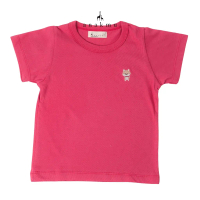 Anakmu Kaos Anak Balita 1-5 Tahun Katun Bordir Hachiko Blush Red T-Shirt Anak-Anak Combed