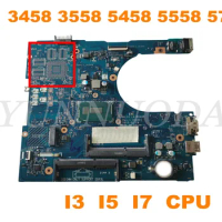 Original for Dell Inspiron 5458 5558 5758 Laptop Motherboard LA-B843P with i3 i5 i7 CPU tested good free shipping
