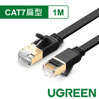 【綠聯】1M 10Gb超高速CAT7扁型網路線