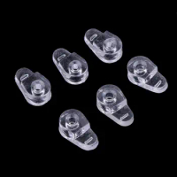 100pcs Clear Glass Clips Mirror Screen Retainers Cabinet Panel Fixing Protecting Tools for Furniture Care and Maintainess