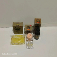 paket cream dokter natural gold bpom + sabun + serum glowing memutihkan wajah