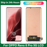 6.55" Original For Oppo Reno 6 Pro LCD Display Replacement +Touch Screen Digitizer Assembly For Reno 6 pro PEPM00, CPH2249 lcd